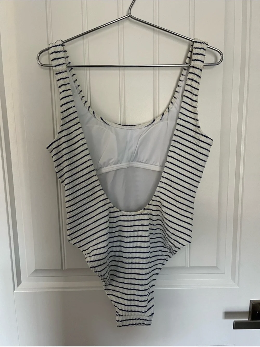 J Crew Swim 8 One-Piece Swimsuit White